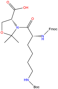 Fmoc-D-Lys(Boc)-D-Ser[PSI(Me,Me)Pro]-OH